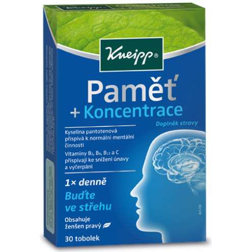 Kneipp Память и концентрация, 60 капсул